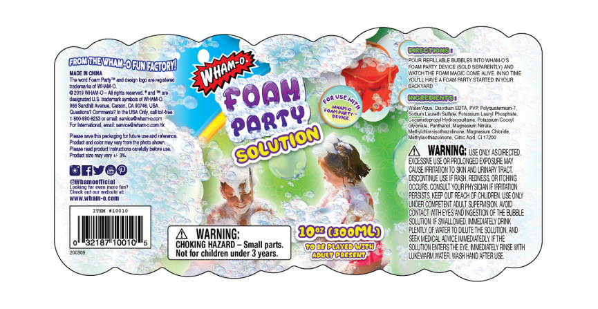 foam-party-label - Wham-O